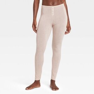 Women's Auden Ultra Thin Lounge Leggings Cream Medium